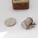 Sterling Silver Beer Stein Tankard Charm Pendant Vintage c1970