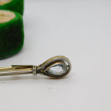 Sterling Silver Gilt & Topaz Set Sceptre Form Bar Brooch Antique c1920 Art Deco