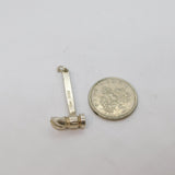 Sterling Silver Hammer Charm/Pendant Vintage c1970