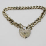 Sterling Silver Curb Link Charm Bracelet Vintage 1979 Birmingham