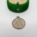 Sterling Silver St Christopher Charm Pendant Vintage c1970