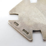 Edwardian Sterling Silver 'Valiant for the Truth' Pilgrim's Progress Fob Medal