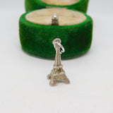 Sterling Silver Eiffel Tower Charm Pendant Vintage c1970