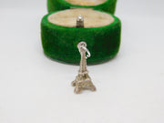Sterling Silver Eiffel Tower Charm Pendant Vintage c1970