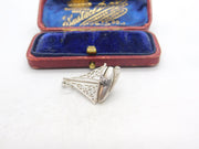 Sterling Silver Sailboat Charm Pendant Vintage c1970