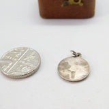 Sterling Silver St Christopher Travel Charm Pendant Vintage c1970