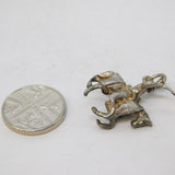 Sterling Silver Medieval Knight Charm Pendant Vintage c1970