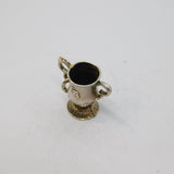 Sterling Silver "FA" Trophy Cup Charm Pendant Vintage c1970