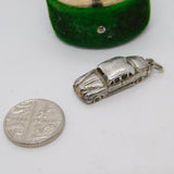 Sterling Silver Motor Car Charm Pendant Vintage c1970