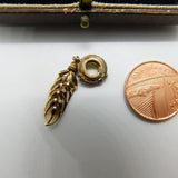 Silver Gilt Dream Catcher Charm Pendant Vintage c1970