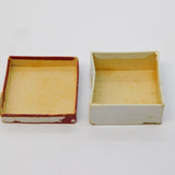 Victorian French Small Card Jewellery Box 'Cannes' Antique c1900