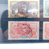 Four Antique French Occupied Senegal Postage Stamps c1920