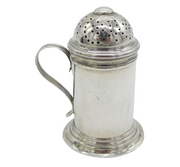 George I Sterling Silver Pounce Pot Antique 1727 London 18th Century
