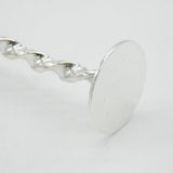 Sterling Silver Cocktail Mixing Spoon & Ice Crusher Vintage Birmingham