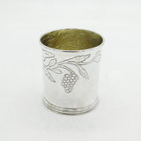 George IV Sterling Silver Floral Pattern Beaker Cup Antique 1828 London