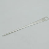 Georgian Irish Sterling Silver Meat Skewer Military Crest 1804 Dublin Antique