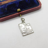 Sterling Silver Utah Medallion Charm Pendant Vintage c1970