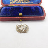 Sterling Silver Theatrical Muse Masks Charm Pendant Vintage c1970