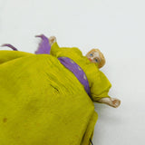 19th Century Bisque Porcelain Novelty Long Dress Dolly Needle Holder Antique