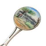 Sterling Silver & Enamel 'Grand Hotel Suva' Fiji Souvenir Spoon Antique 1922