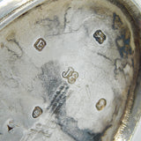 George III Sterling Silver Crested Double-Sided Tea Caddy Antique 1800 London