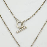 Links of London Sterling Silver & Enamel Heart Pendant Necklace Vintage London