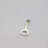Sterling Silver Bottle Opener Charm Pendant Vintage c1970