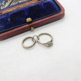 Sterling Silver Wedding & Engagement Ring Charm Pendant Vintage c1970
