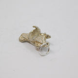 Sterling Silver Moped Bike Charm Pendant Vintage c1970