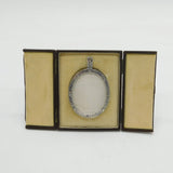 Arts & Crafts Boxed Planished Sterling Silver Oval Frame Antique 1906 London
