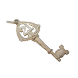 Sterling Silver 21st Birthday Key by Nuvo Charm Pendant Vintage c1970