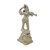 Sterling Silver Town Crier Charm Pendant Vintage c1970