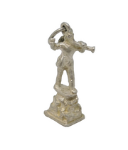 Sterling Silver Town Crier Charm Pendant Vintage c1970