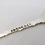 Sterling Silver & Enamel Honiton Souvenir Spoon Vintage 1972 Birmingham