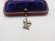 Sterling Silver Sagittarius the Archer Charm Pendant Vintage c1970