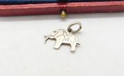Sterling Silver Ice Age Woolly Mammoth Charm Pendant Vintage c1970