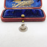 Sterling Silver Pilgrim's Hat Charm Pendant Vintage c1970