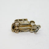 Sterling Silver Opening Old Car With Figure Inside Charm Pendant Vintage c1970