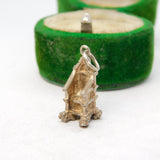Sterling Silver Throne Charm Pendant Vintage c1970