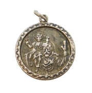 Sterling Silver St Christopher Travel Charm Pendant Vintage c1970s