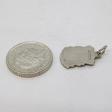 Sterling Silver Enamel Scotland Shield Charm Pendant Vintage c1970s