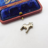 Sterling Silver Piñata Pony Charm Pendant Vintage c1970