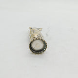 19th Century Silver Plated Fish Form Wax Seal Stamp Holder Antique c1880s
