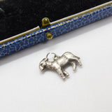 Sterling Silver Little Donkey Charm Pendant Vintage c1970
