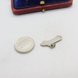 Sterling Silver Motor Car Charm Pendant Vintage c1970