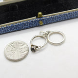 Sterling Silver Engagement & Wedding Ring Charm Pendant Vintage c1970