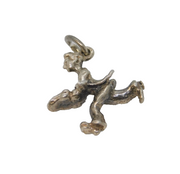 Sterling Silver Butler Charm Pendant Vintage c1970