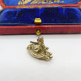Sterling Silver Lady in the Palm of a Hand Charm Pendant Vintage c1970