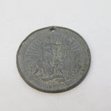 King George V Base Metal Coronation Commemorative Medal Antique 1911