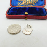 Sterling Silver and Coloured Enamel Travel Shield Blackpool Charm Vintage c1970